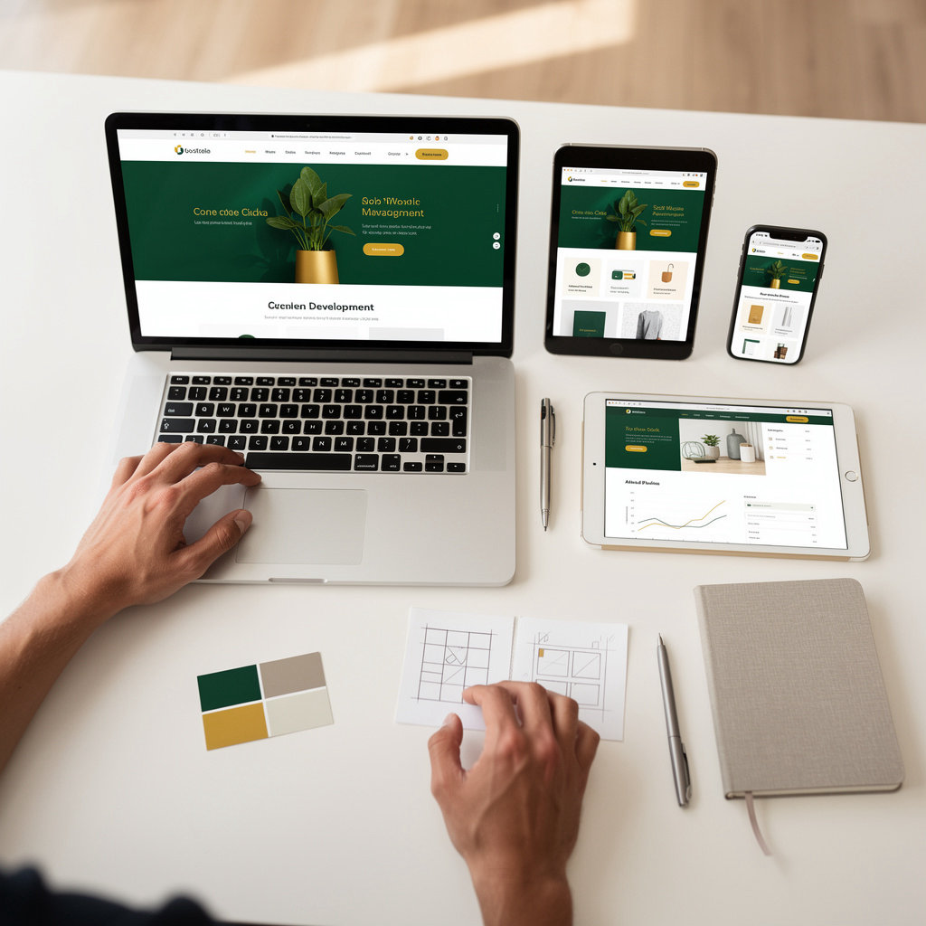 Sue the Website Artist Houston - modern responsive web design examples showcasing conversion-focused custom websites